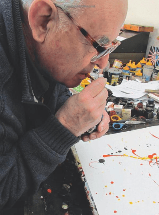 ralph steadman blowing ink