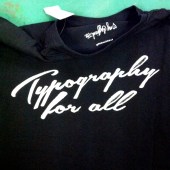 typog for all tshirt