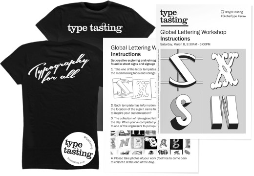 Type Tasting Typography Workshop at SXSW