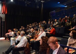 TEDxaudience watching Star Wars in 15 fonts