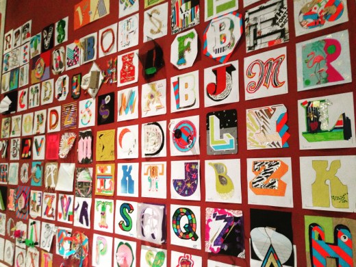 Typographic Time Machine workshop at the V&A #TimeType