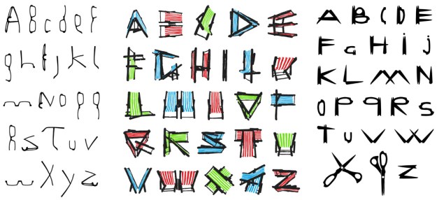 Creative Lockdown alphabet ideas