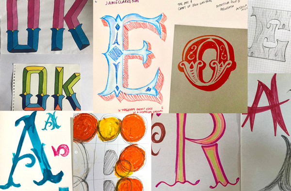 A selection of creative drawings